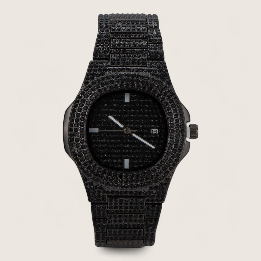 The Frost Monarch – Iced Timepiece