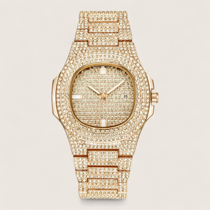 The Frost Monarch – Iced Timepiece