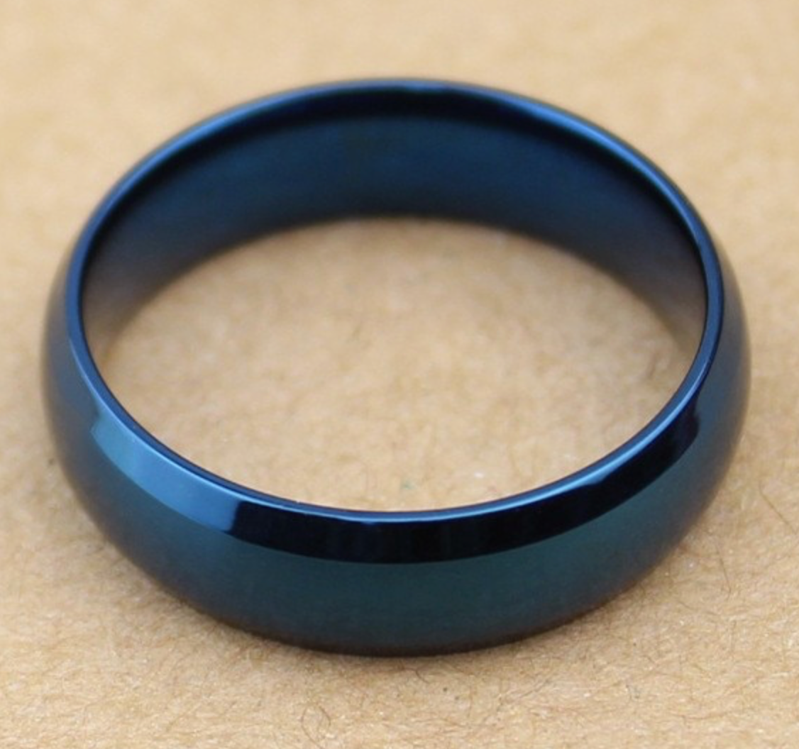 The Apex – 6 mm Brushed Beveled Steel Ring-Elevate your style with the Apex Band. 6mm steel ring with brushed matte center and polished beveled edges. Comfort fit for modern edge. Shop now.