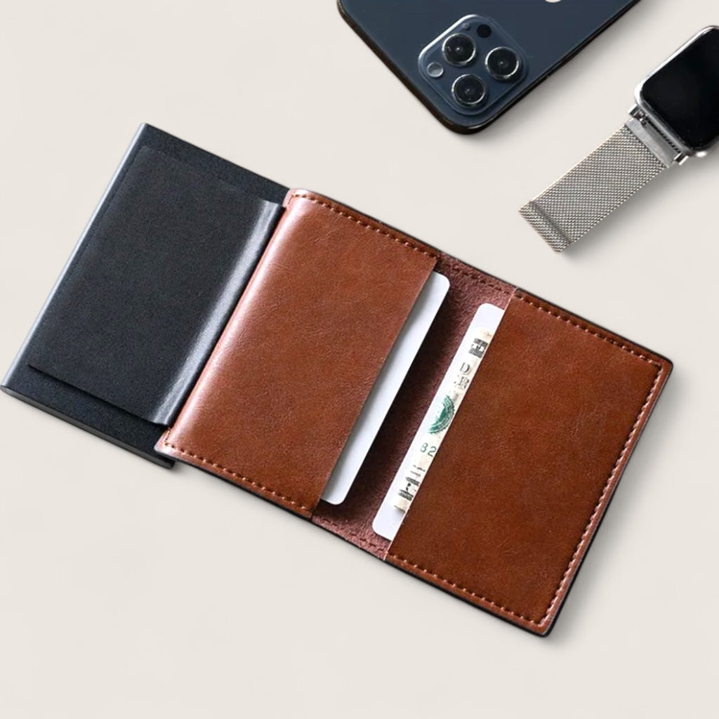 The Vanguard – Bifold RFID Pop-Up Wallet