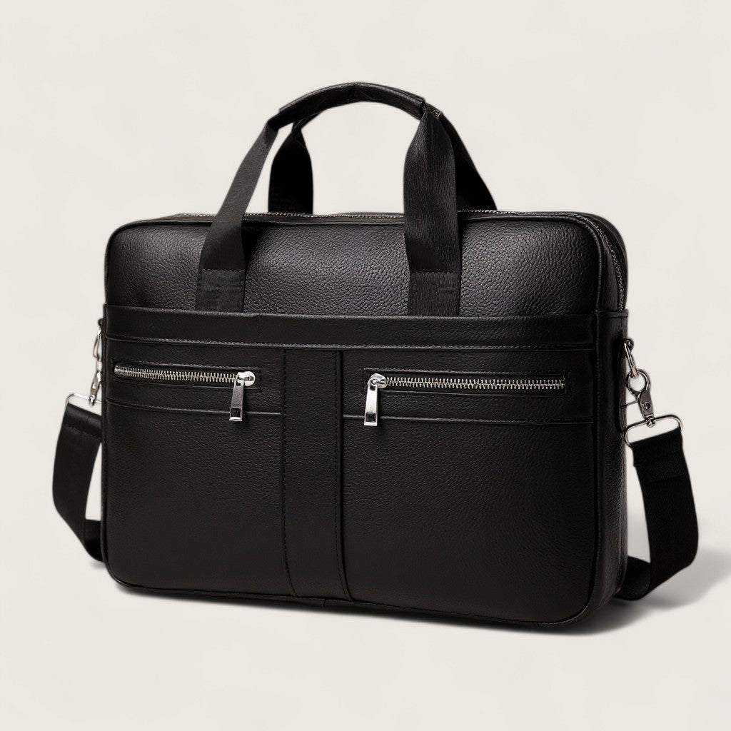 The Executive Carry – Genuine Leather Laptop Tote