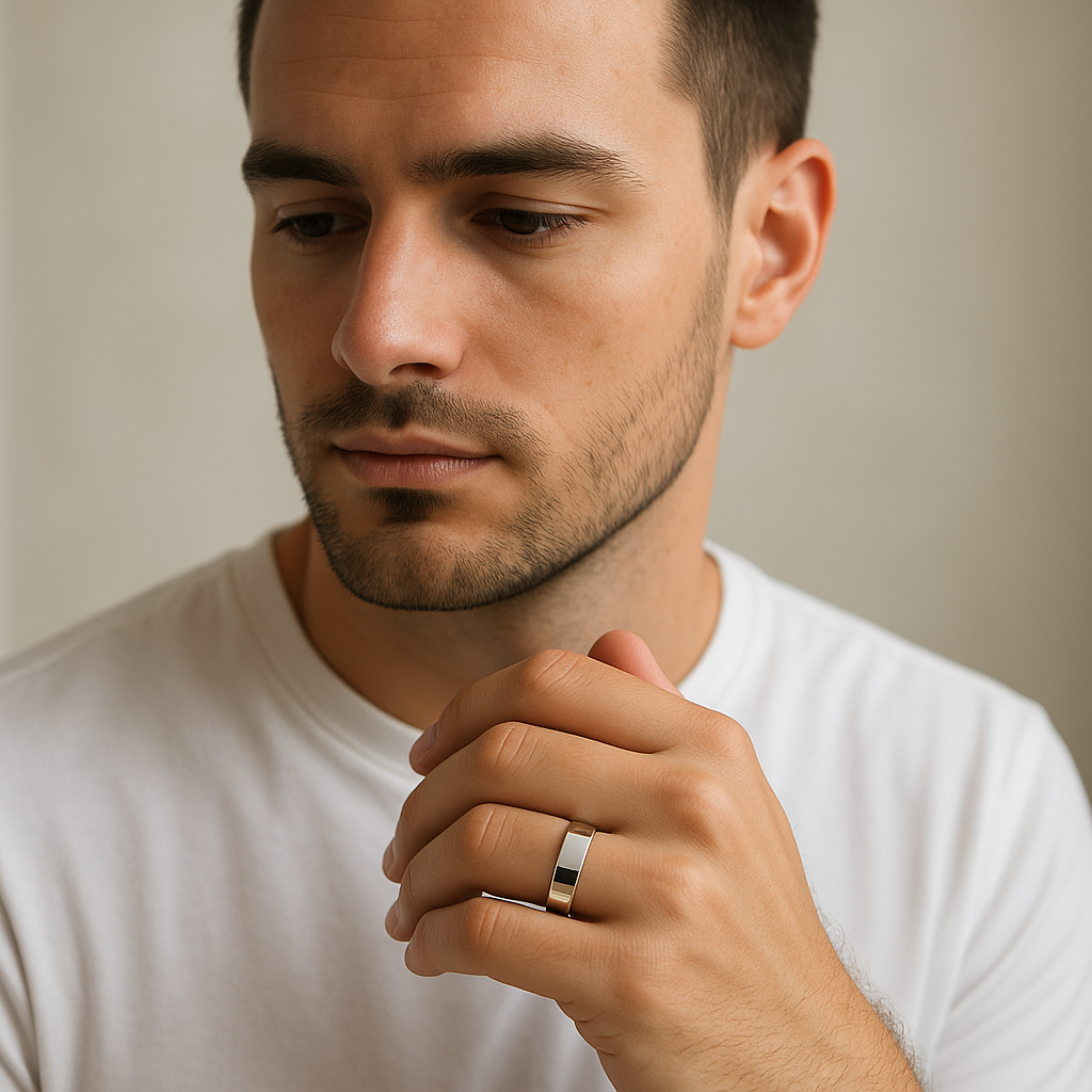 The Radiant Bevel – Polished Flat Tungsten Ring-Forge sleek minimalism with the Radiant Bevel. Polished tungsten band with beveled edges and comfort fit. Bold, enduring style for every day. Shop now.