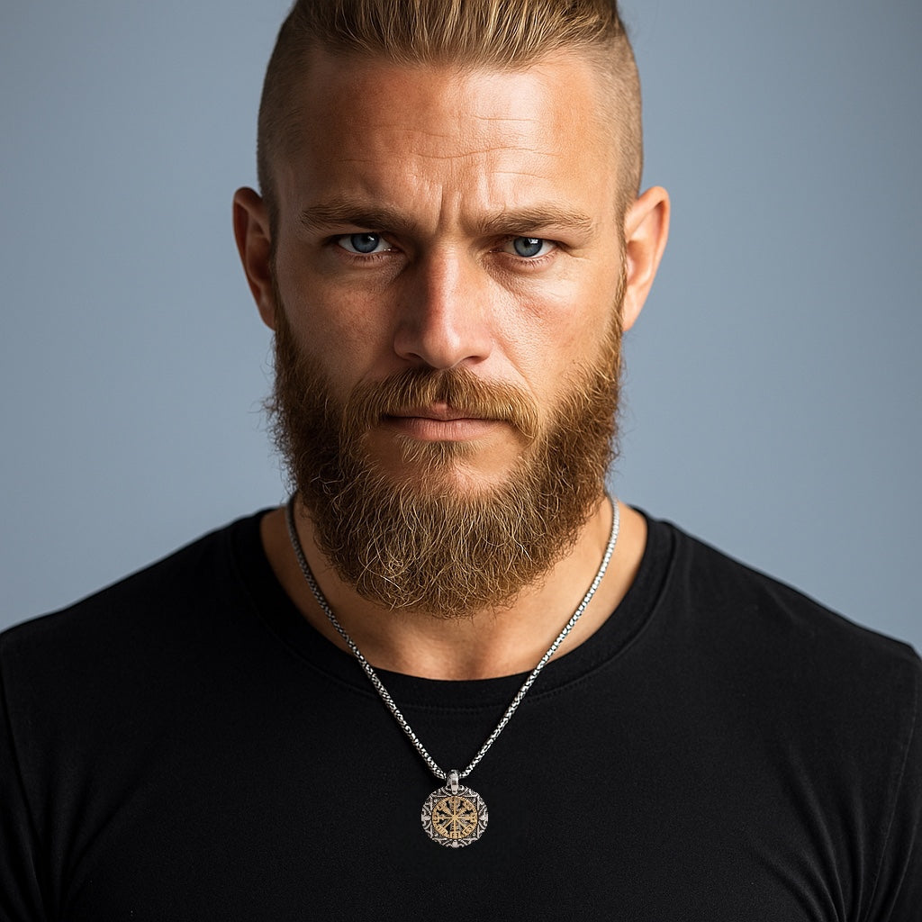Aegishjalmur – Helm of Awe Necklace