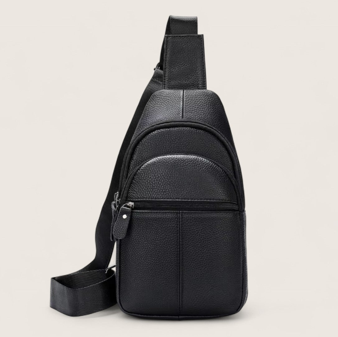 The Vanguard Sling – Premium Leather Crossbody Bag