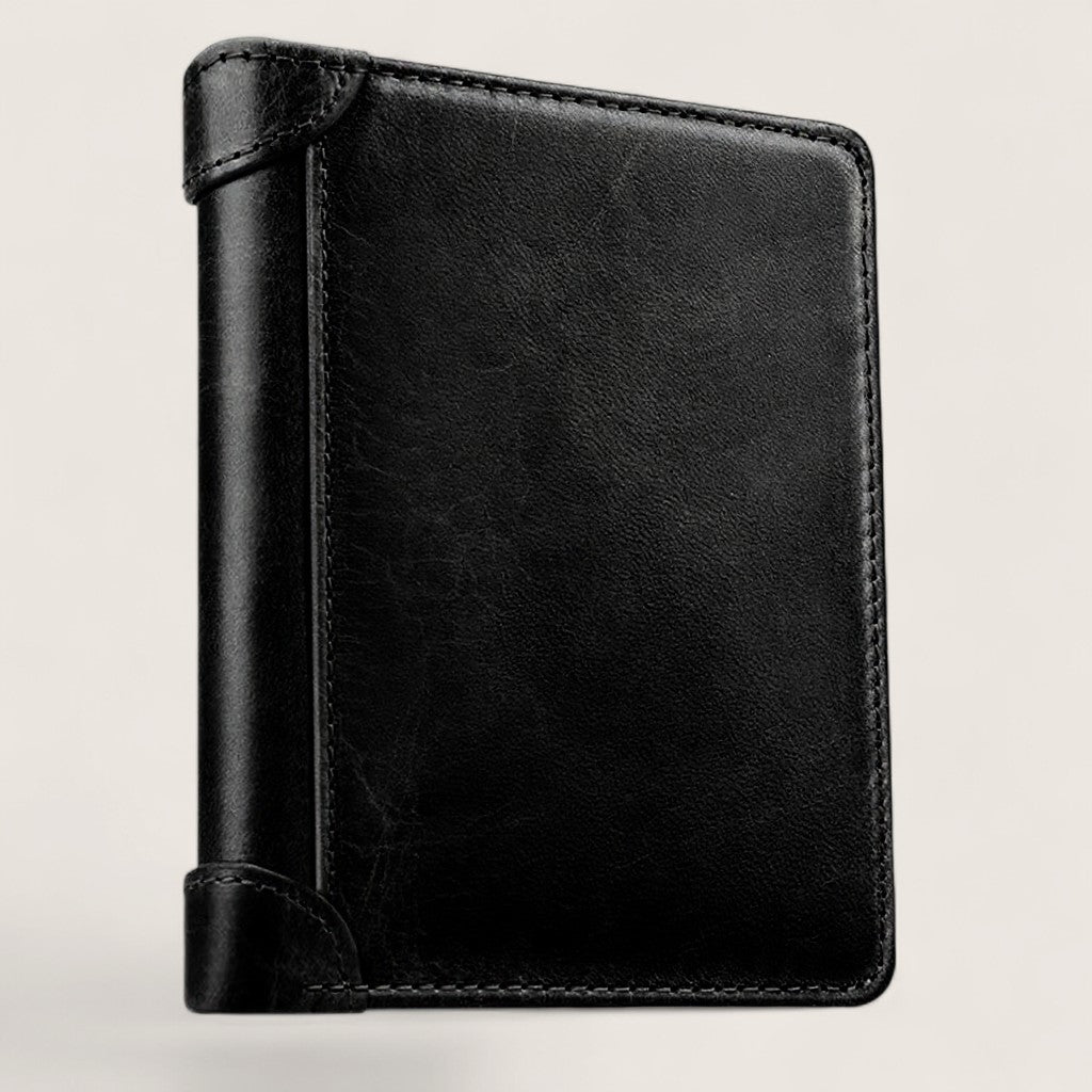 The TriFold Vanguard – Genuine Leather RFID Wallet