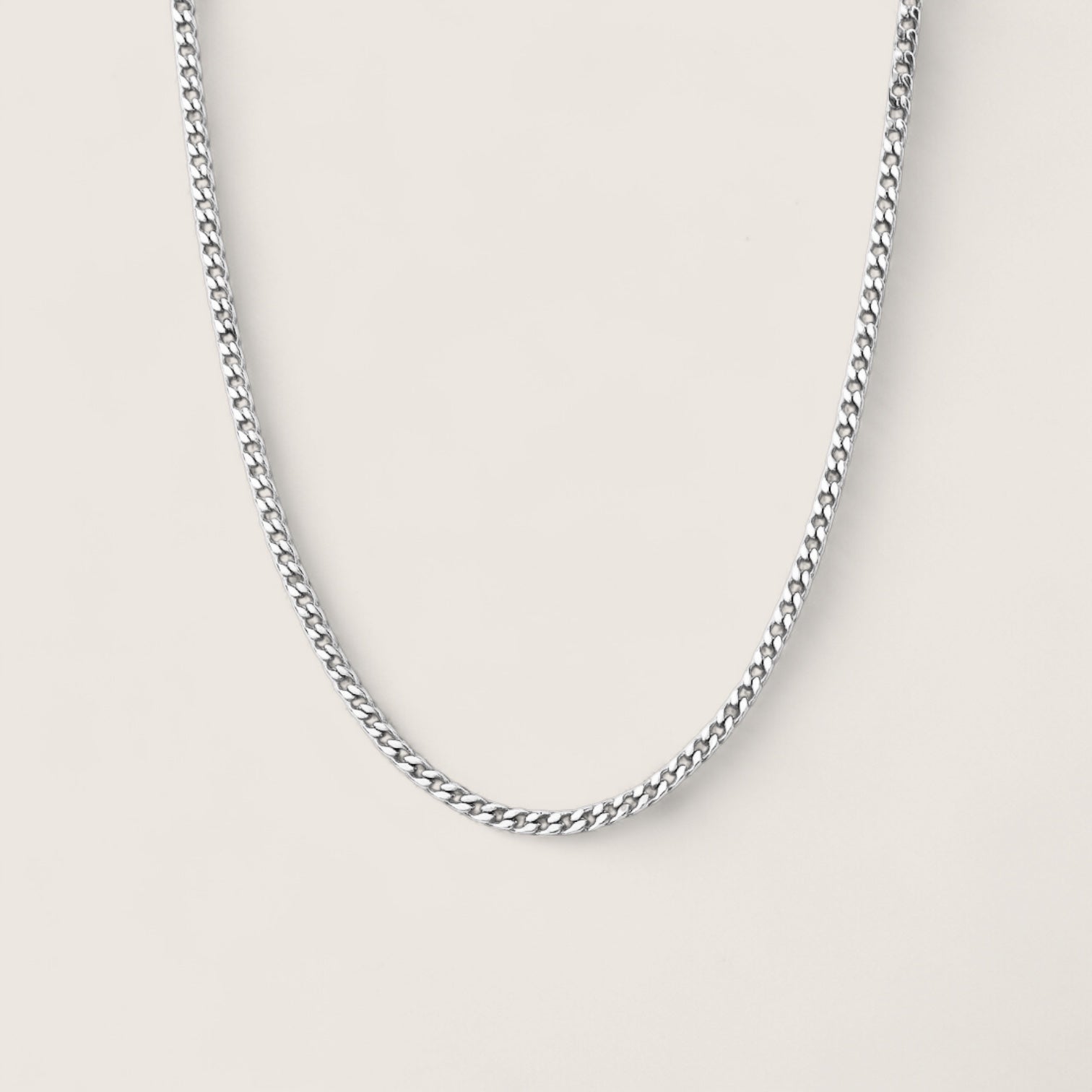 The Argent Curb - 2.1mm Sterling Silver Chain