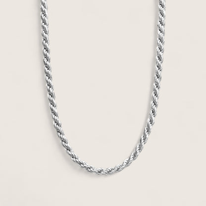 The Argent Twist – 2.3mm Rope Chain