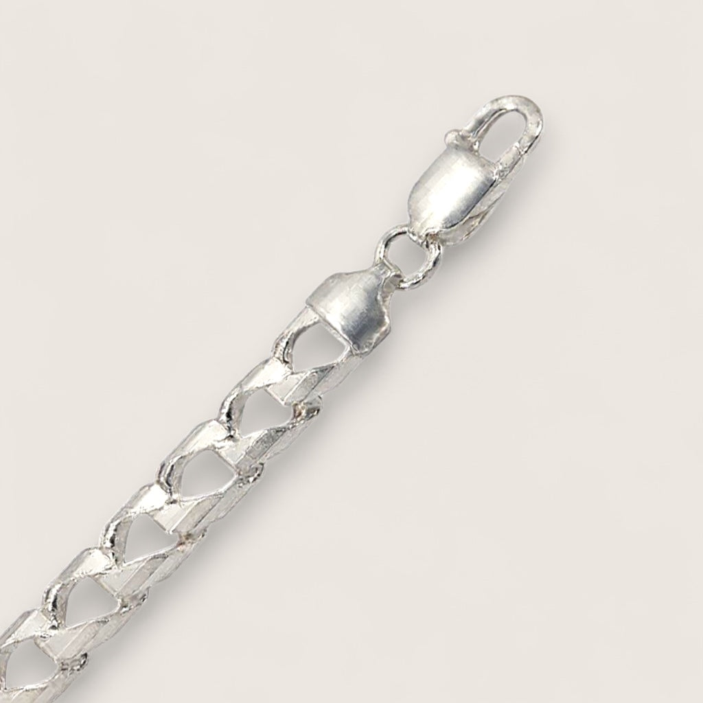The Argent Grid-3.6mm Square Curb Chain