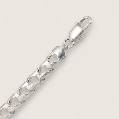 The Argent Grid-3.6mm Square Curb Chain