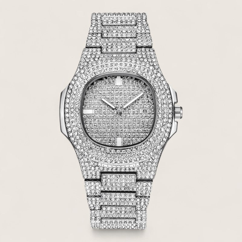 The Frost Monarch – Iced Timepiece