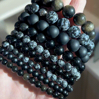 Blackshield – Obsidian Stone Bracelet-Harness the power of natural Obsidian with the Blackshield Bracelet — crafted for strength, protection, and focus. Available in 3 bold styles. Shop now.