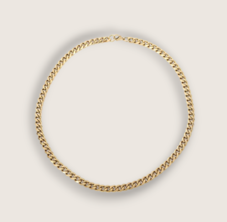 The Ironclad – Steel Cuban Curb Chain-Inject bold style with the Ironclad Cuban Curb Chain. Polished steel or gold-plated, 3.5–11mm widths. Industrial strength meets timeless edge. Shop now.