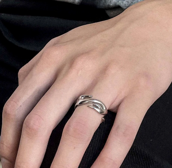 Arc Claw - Open Edge Ring-Unleash the surge with the Arc Claw Ring. Polished steel, claw-like curves, bold motion—an untamed strike of energy for those on the edge. Shop now.