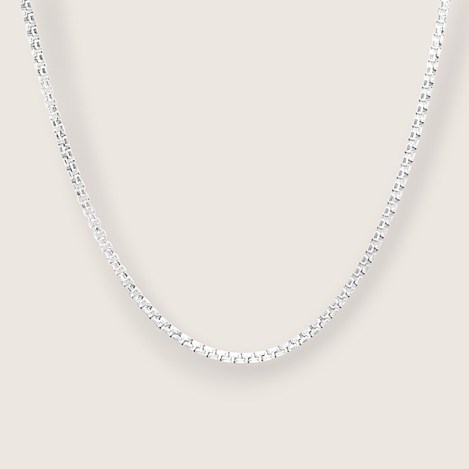 The Argent Edge – 1.8mm Box Chain