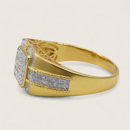 The Monarch – Iced Signet Ring