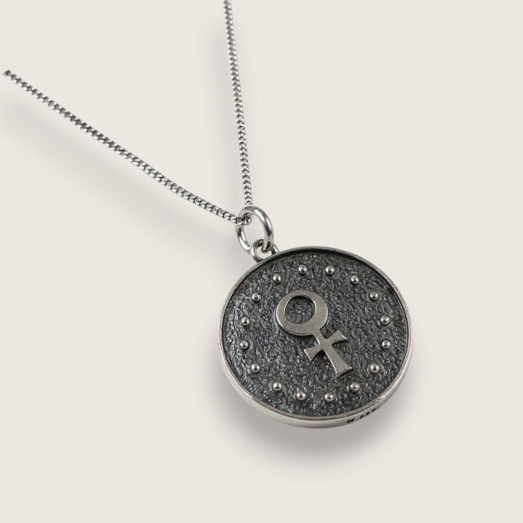 Gemini Double-Sided Coin Zodiac Necklace