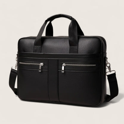 The Executive Carry – Genuine Leather Laptop Tote