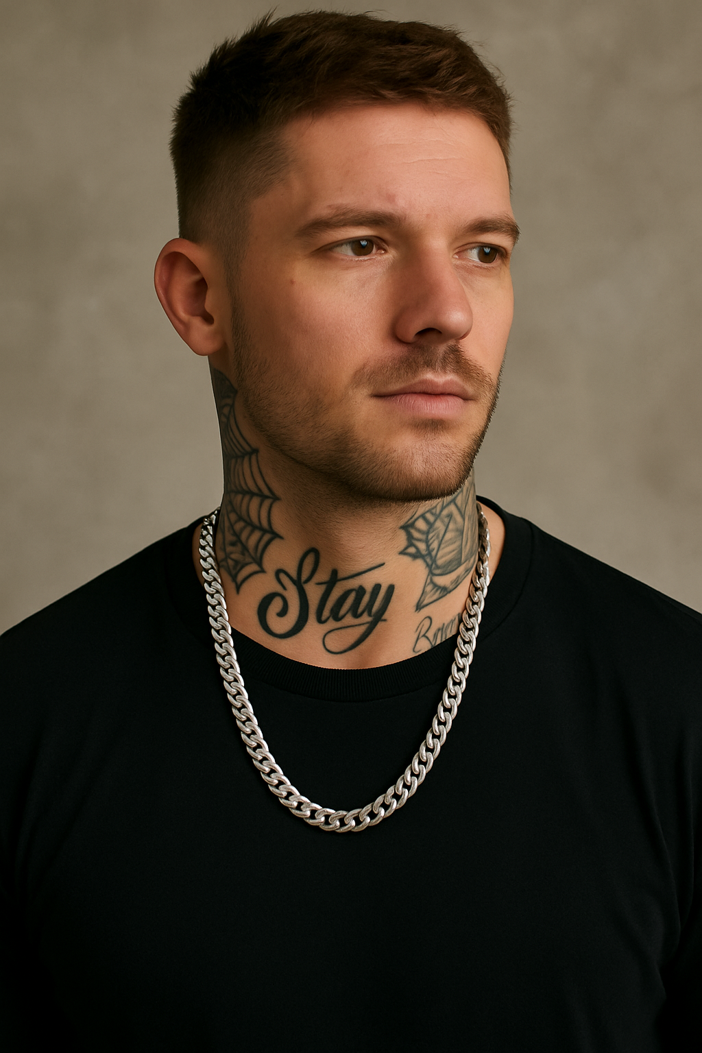The Argent Curb – 6.7mm Sterling Silver Chain-6.7mm solid sterling silver curb chain. Polished flat links crafted in Italy for bold, versatile style. Wear solo or layered. Shop now.