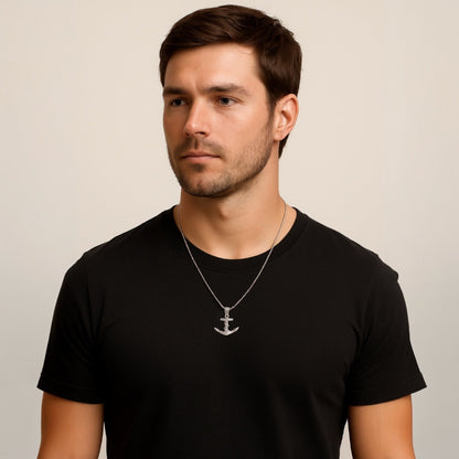 The Haven Anchor – Sterling Silver Pendant Necklace