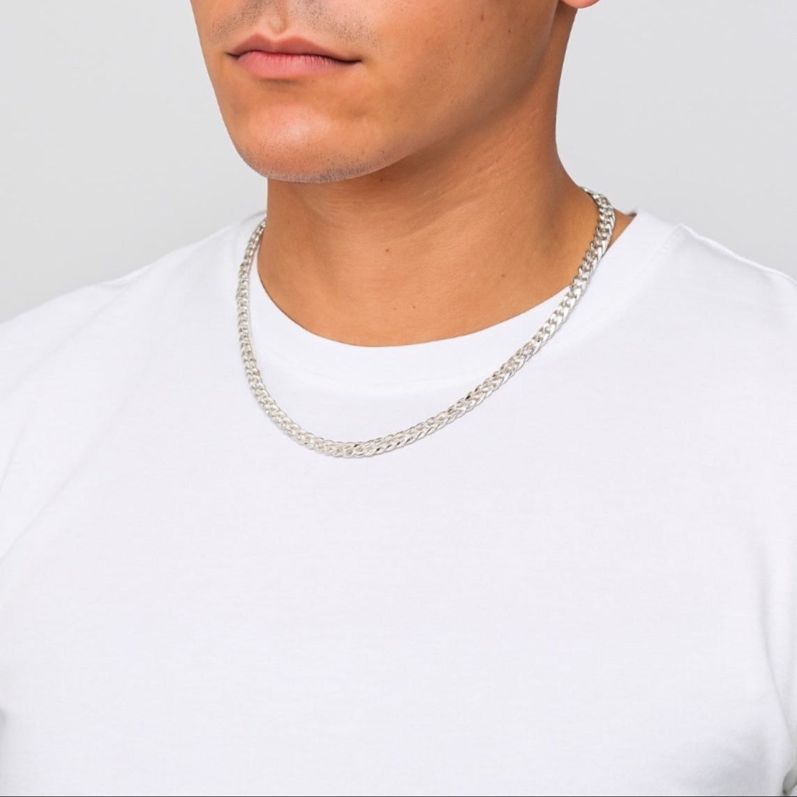 The Argent Double Link-Rombo Chain 6.5mm