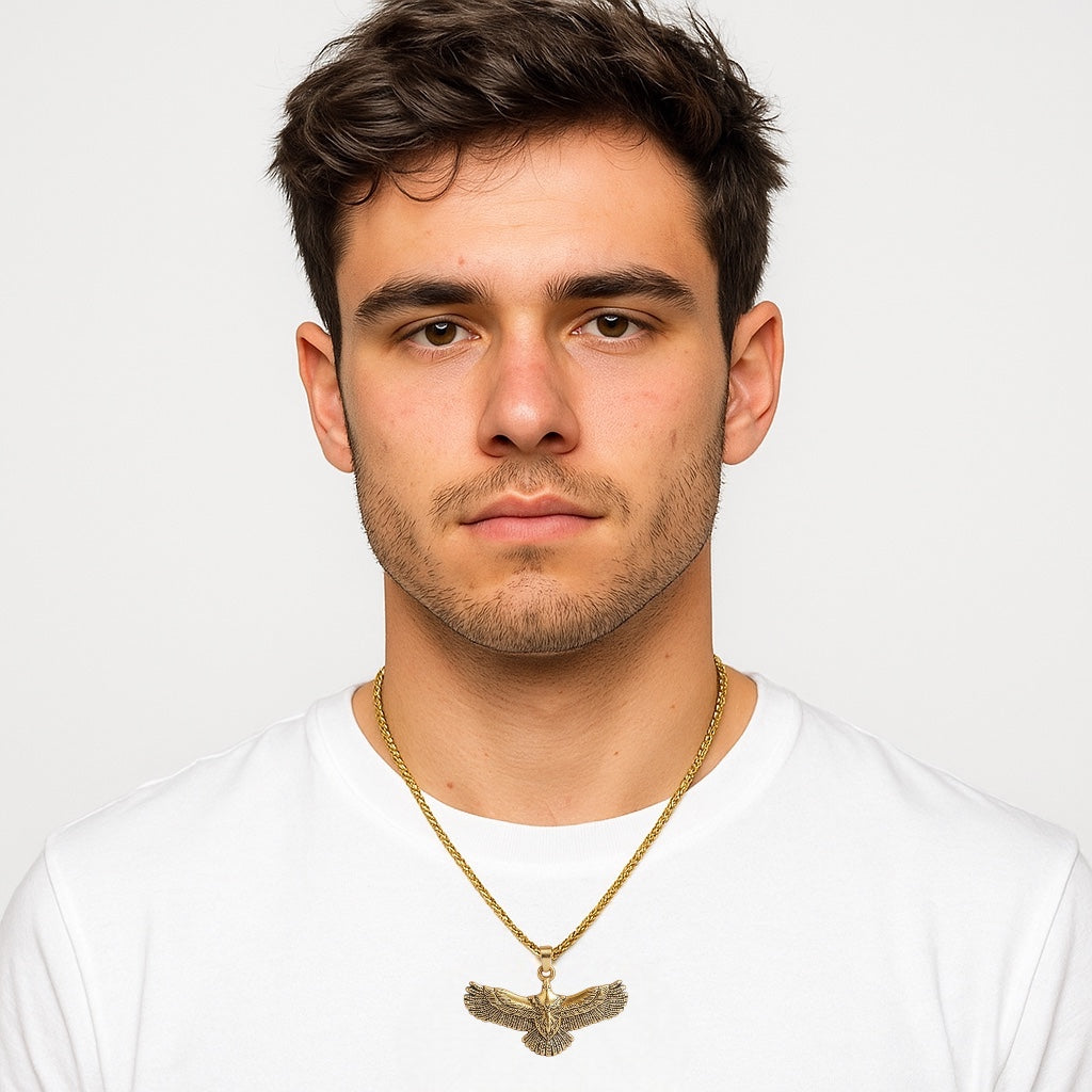 The Sky Sovereign – Soaring Eagle Necklace