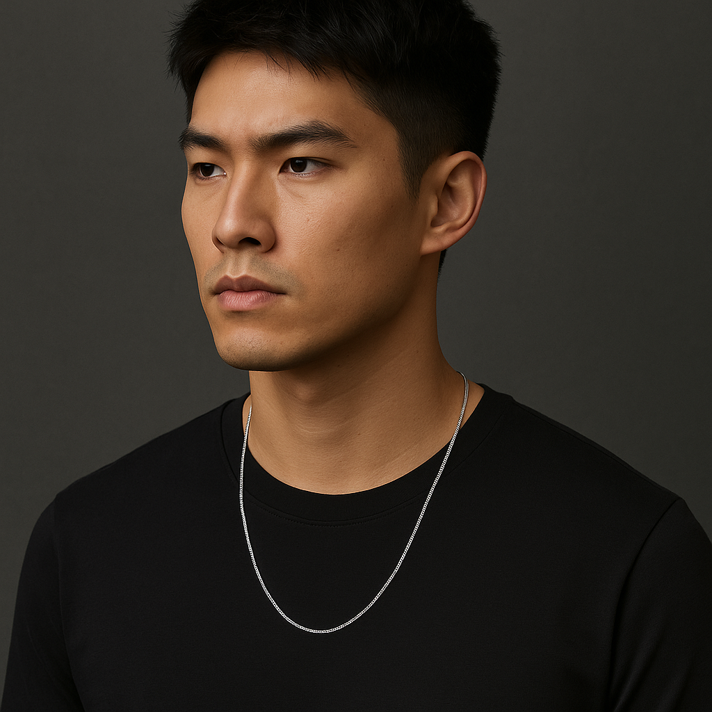 The Argent Curb –1.5mm Sterling Silver Chain