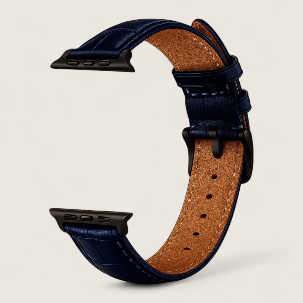 The Marlow Band – Refined Leather Apple Watch Strap