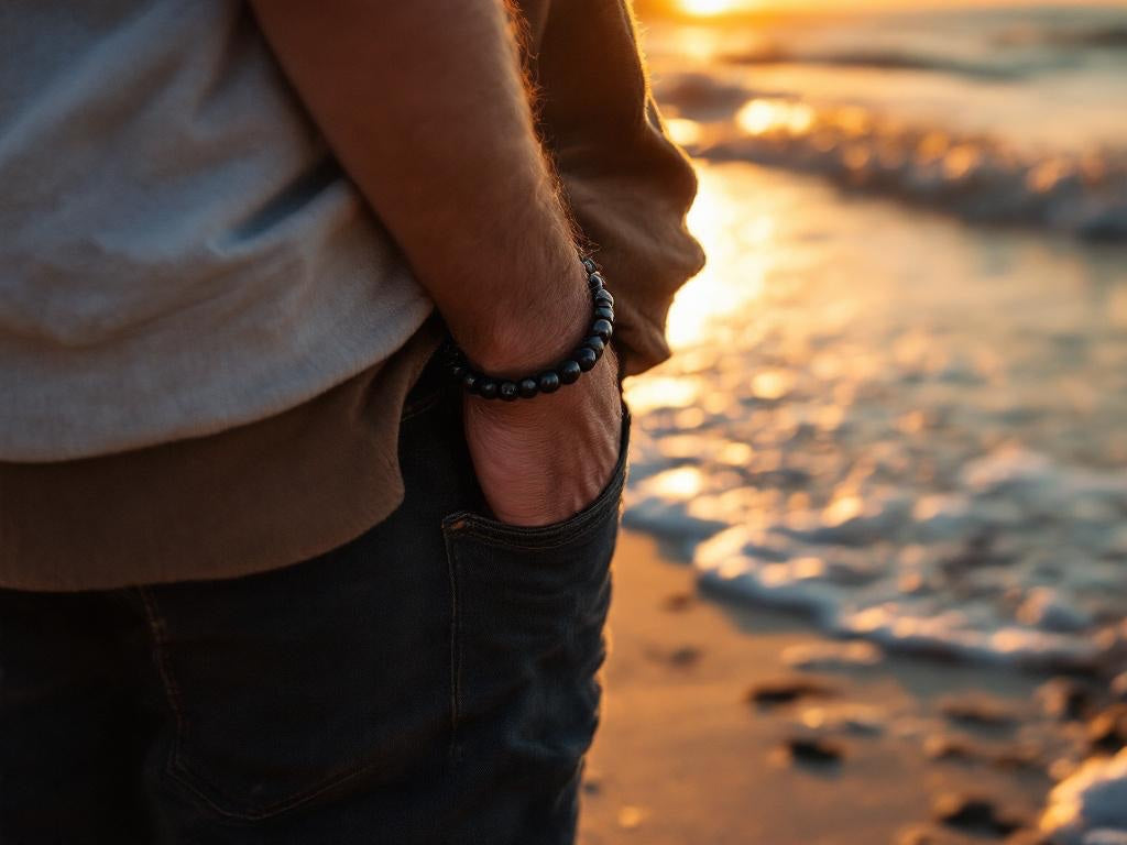 Blackshield – Obsidian Stone Bracelet-Harness the power of natural Obsidian with the Blackshield Bracelet — crafted for strength, protection, and focus. Available in 3 bold styles. Shop now.
