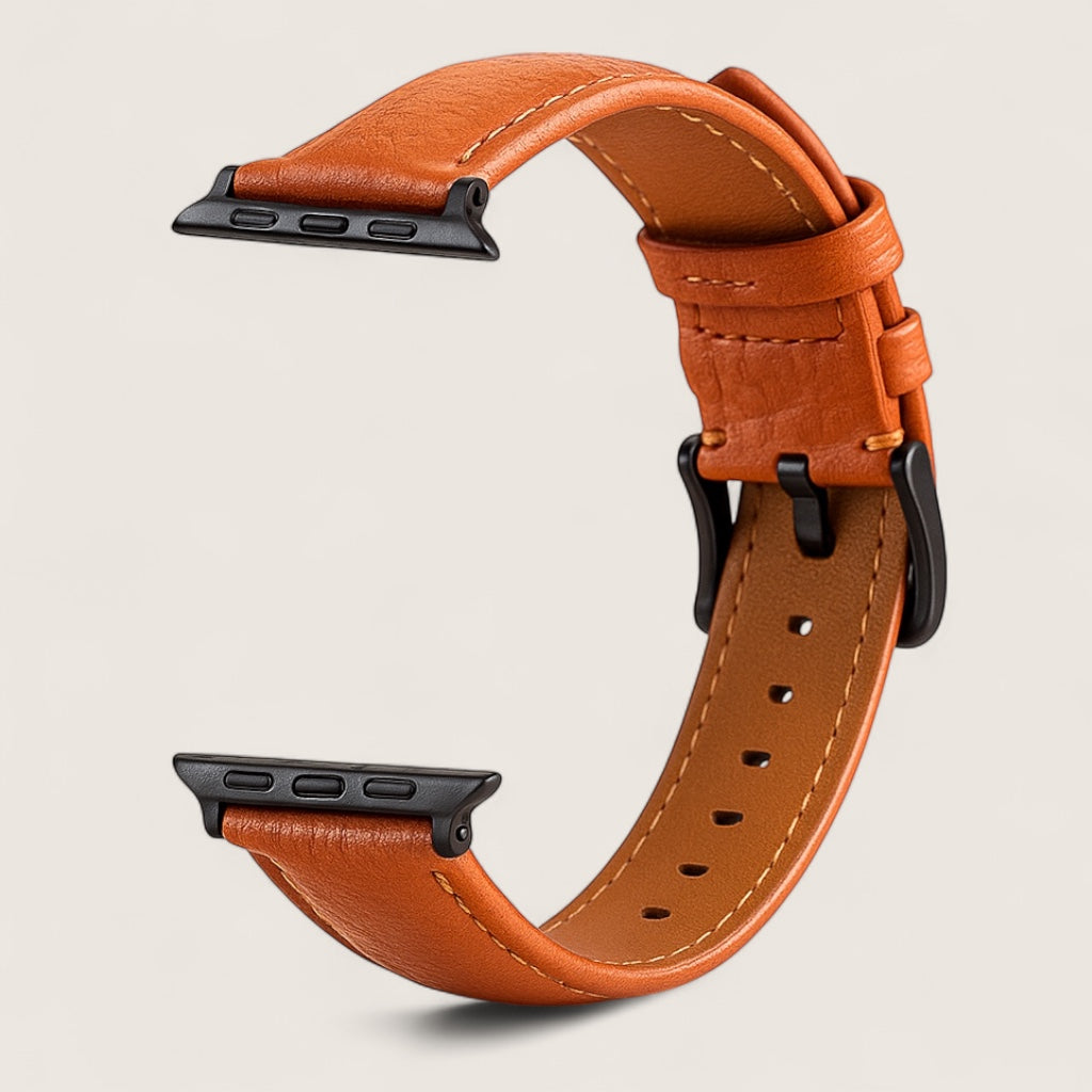 The Marlow Band – Refined Leather Apple Watch Strap