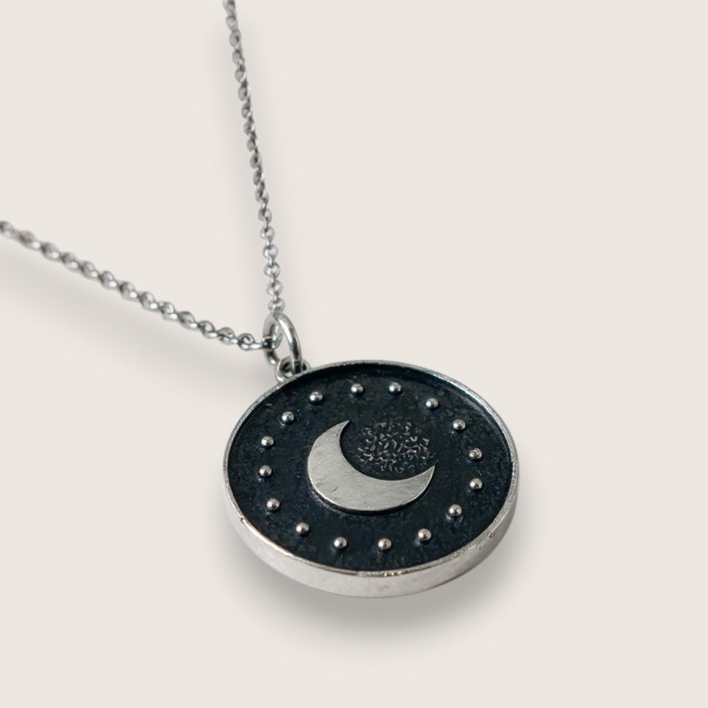 Cancer Double-Sided Coin Zodiac Necklace