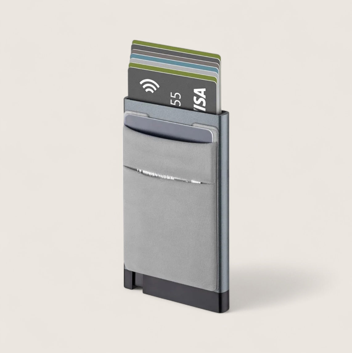 The Phantom Slide – RFID Wallet with Quick-Access Ejector