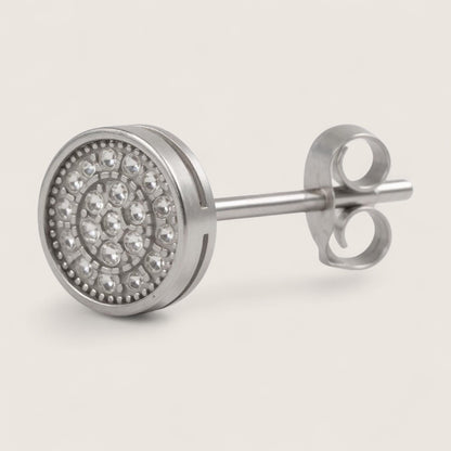 Eclipse Studs – 6mm CZ Round Earrings