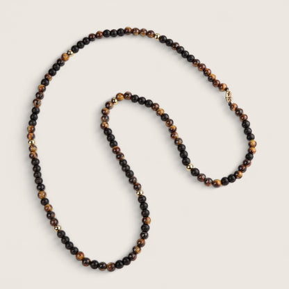 The Sentinel Strand – Tiger Eye Necklace