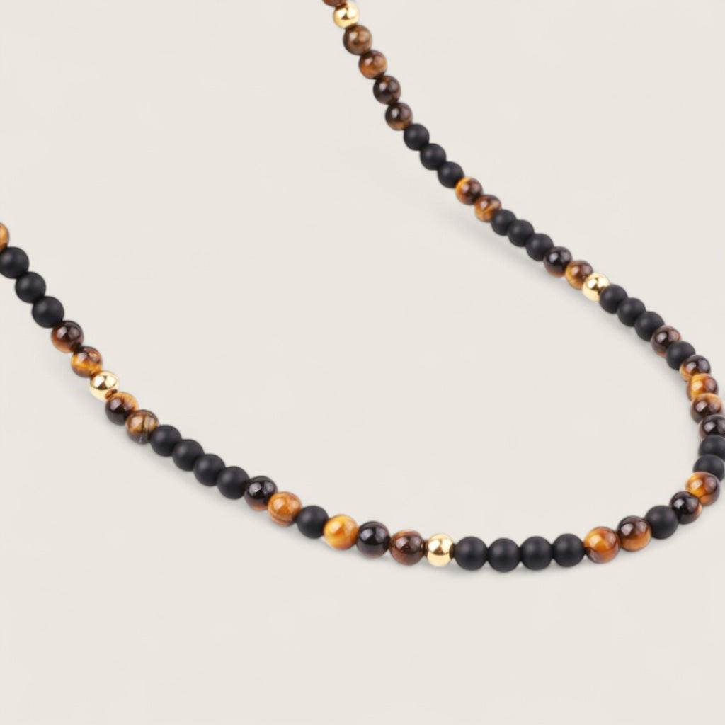The Sentinel Strand – Tiger Eye Necklace