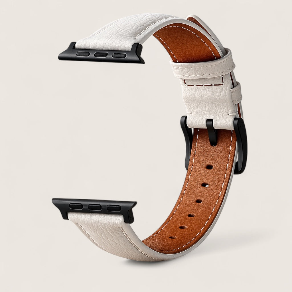 The Marlow Band – Refined Leather Apple Watch Strap